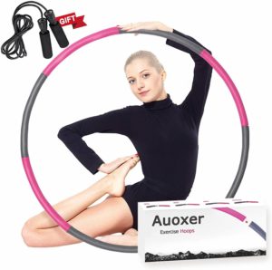 Auoxer Fitness Exercise Weighted Hoops