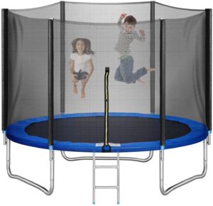 Trampoline 10FT for Kids Adults with Ladder